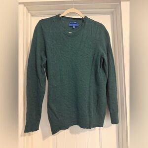 100% Cashmere Green Sweater